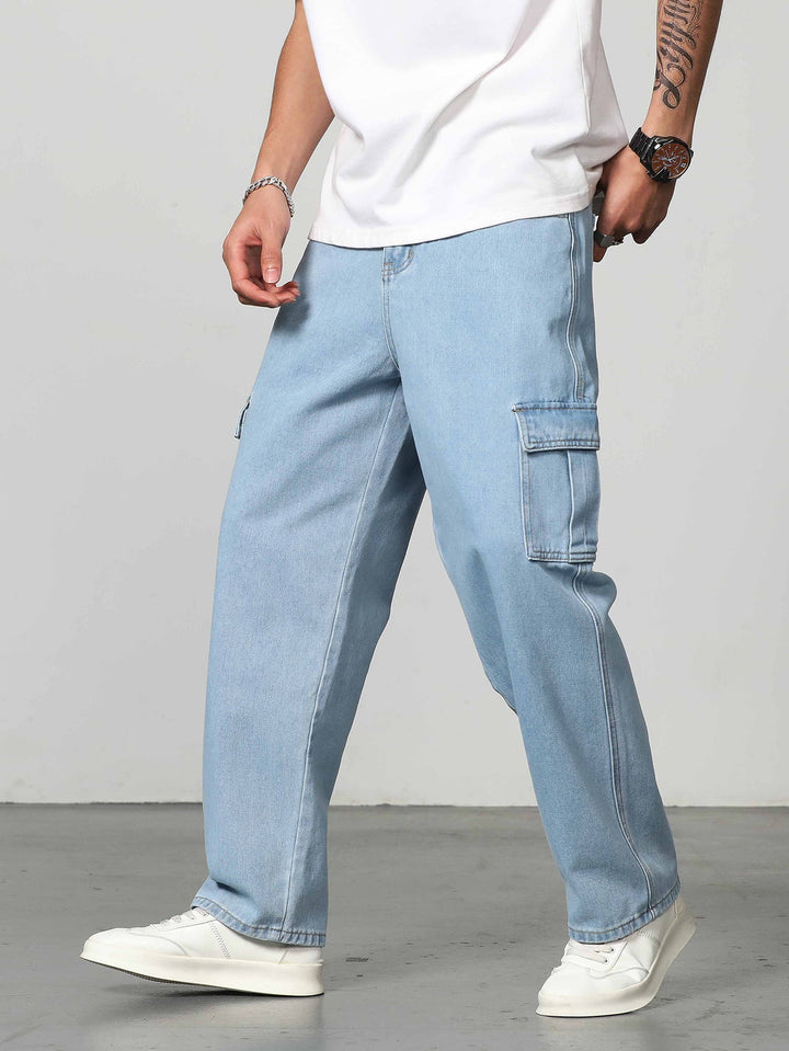 Jeans SHEIN, albastru