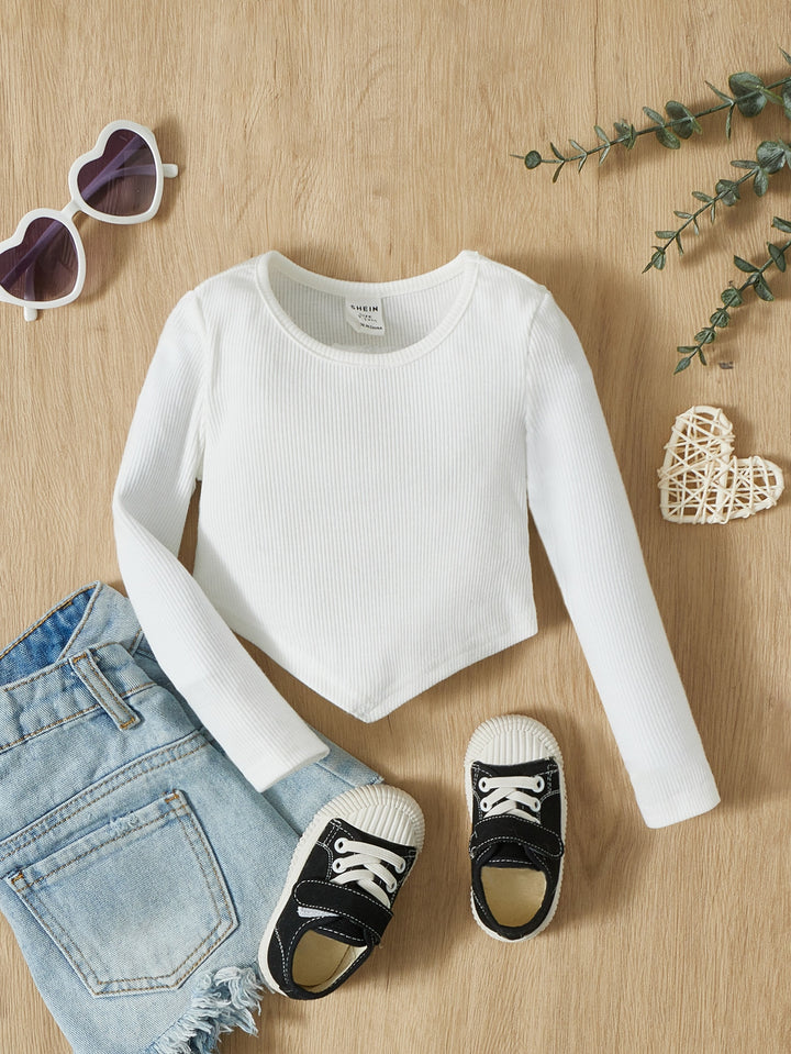 Bluză casual SHEIN, alb