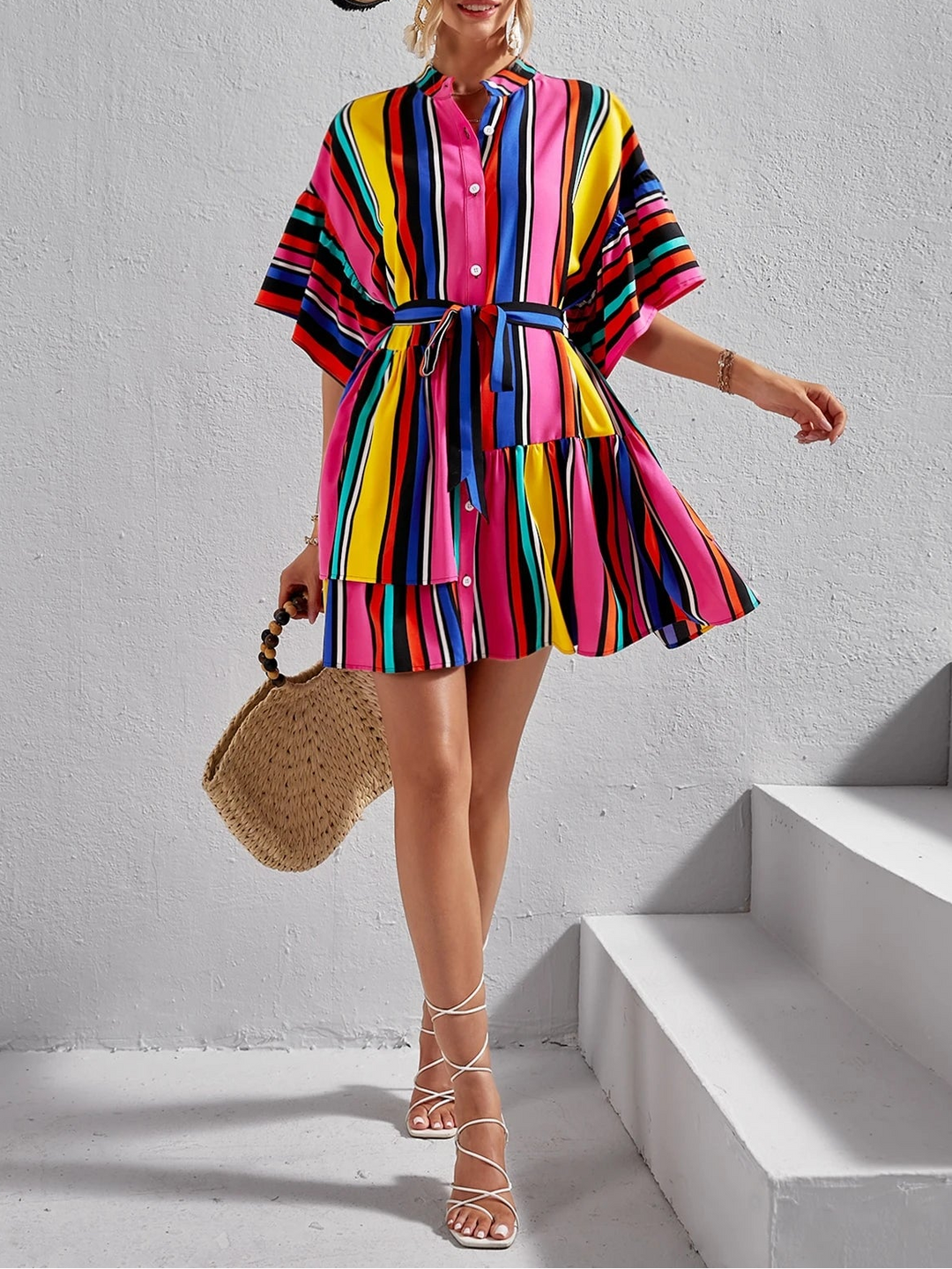 SHEIN mini ruha, mix színek