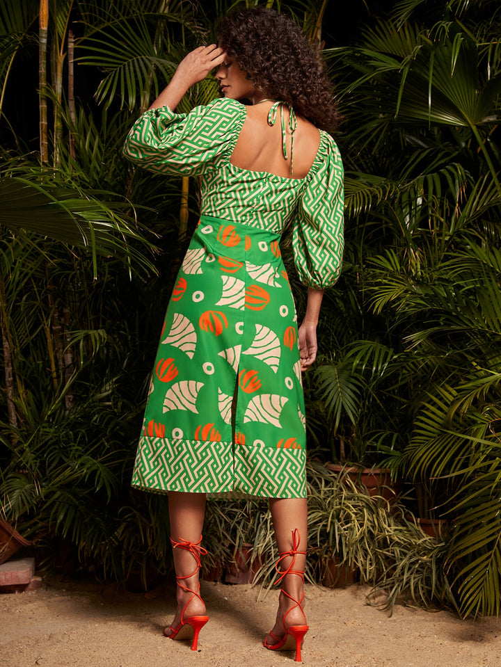 SHEIN maxi dress, mixed colours