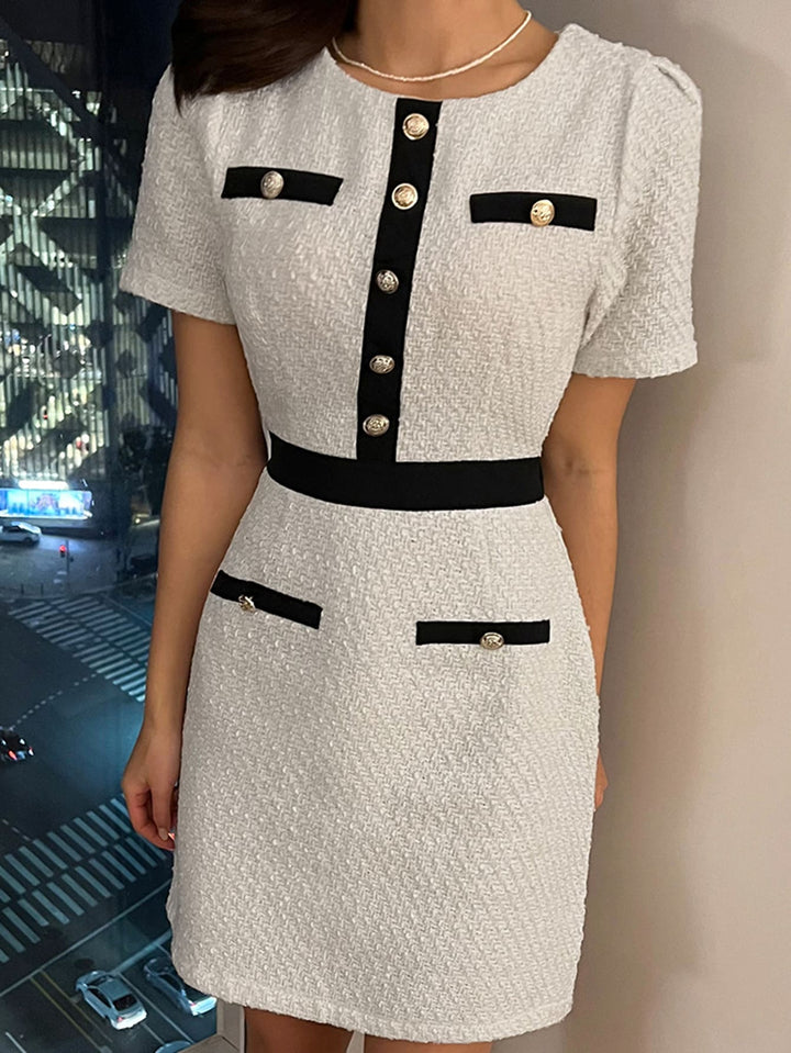 Rochie scurtă SHEIN, alb