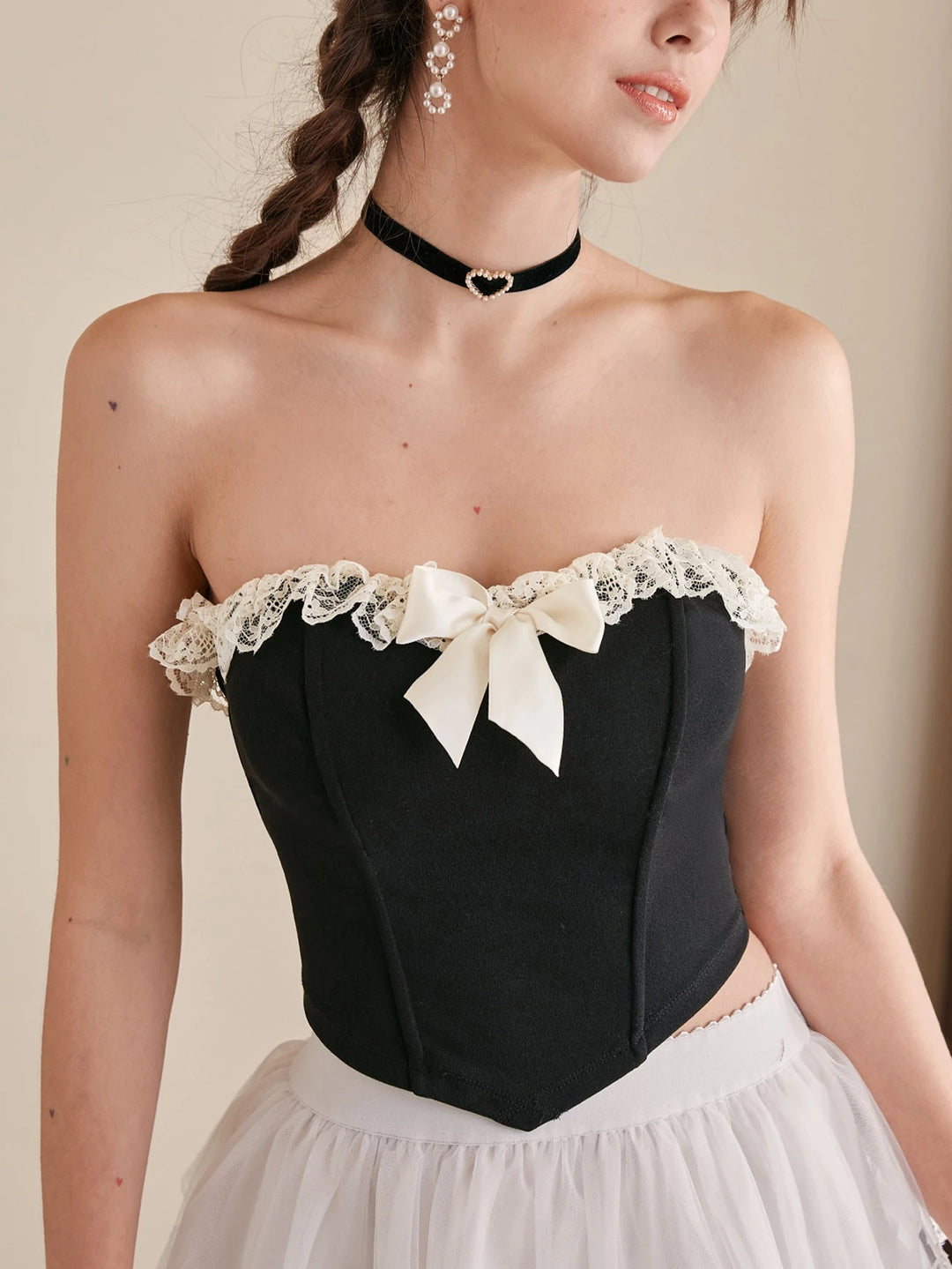 Top SHEIN, negru