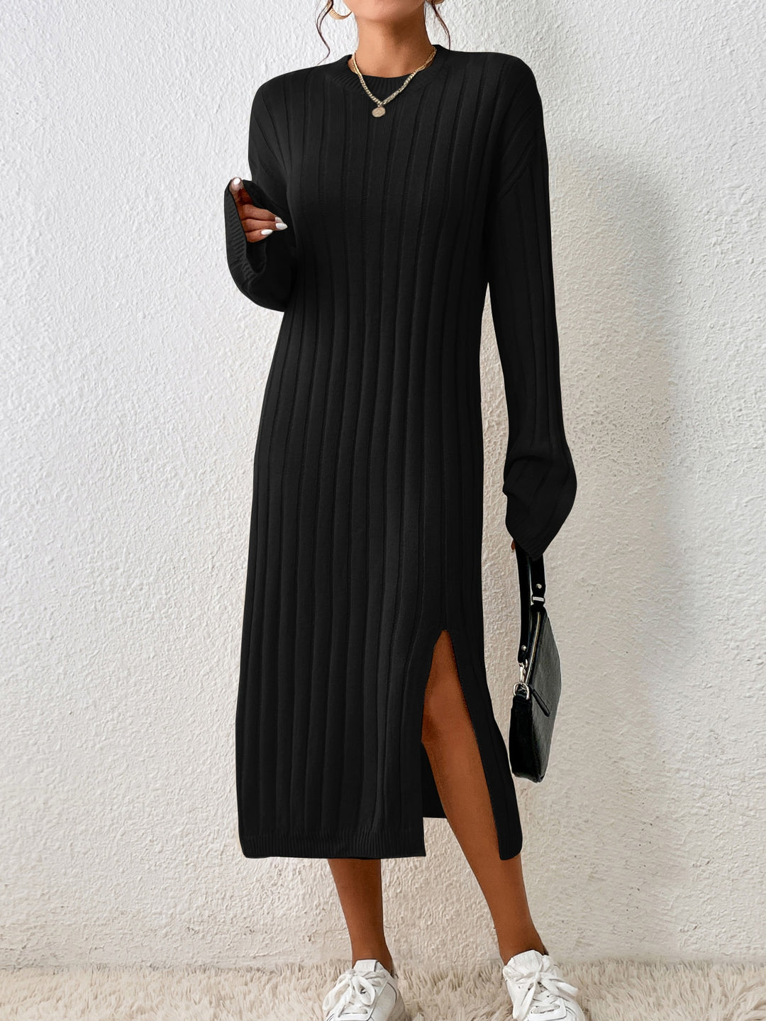 Rochie midi SHEIN, negru