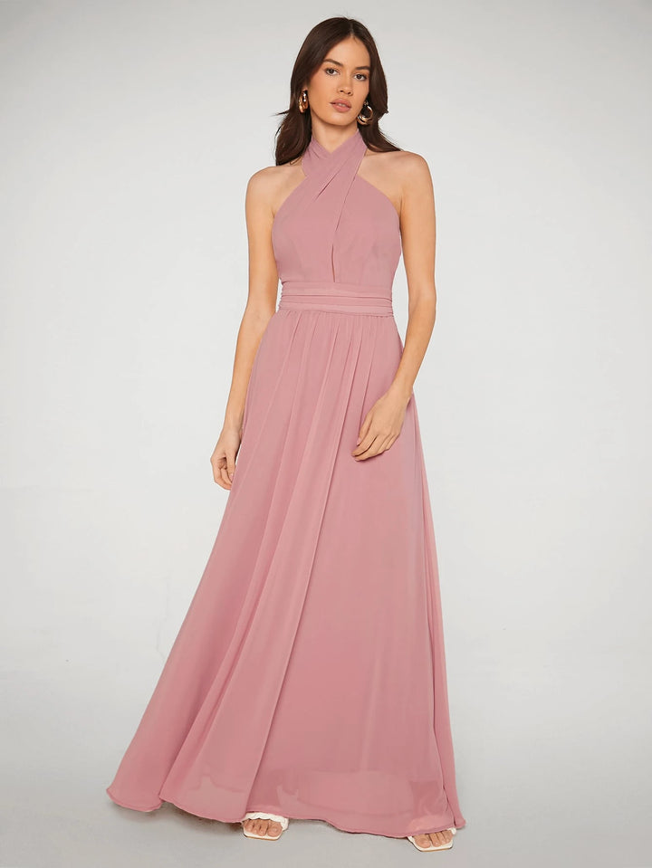 Rochie maxi SHEIN, roz