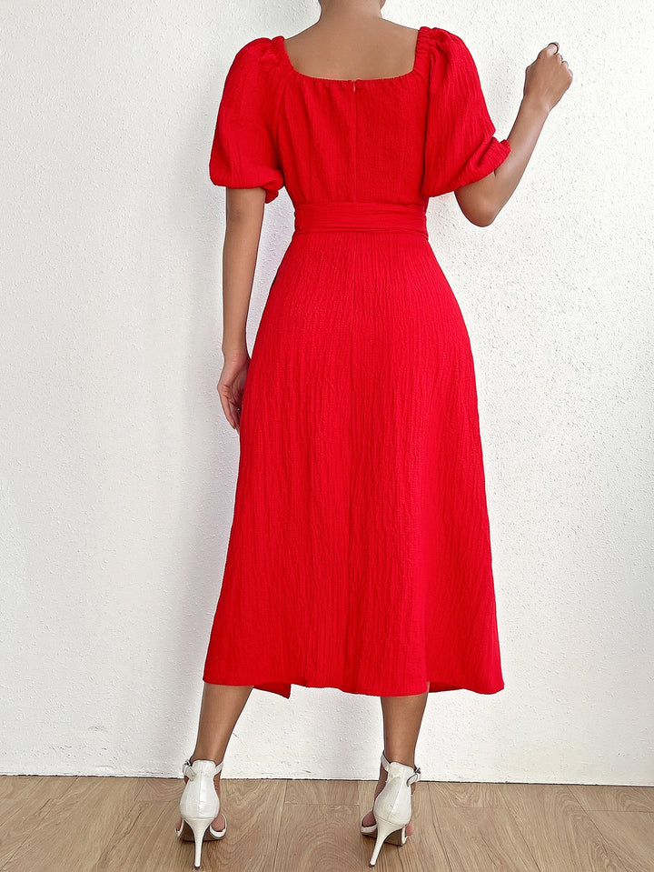 Rochie midi SHEIN, roșu