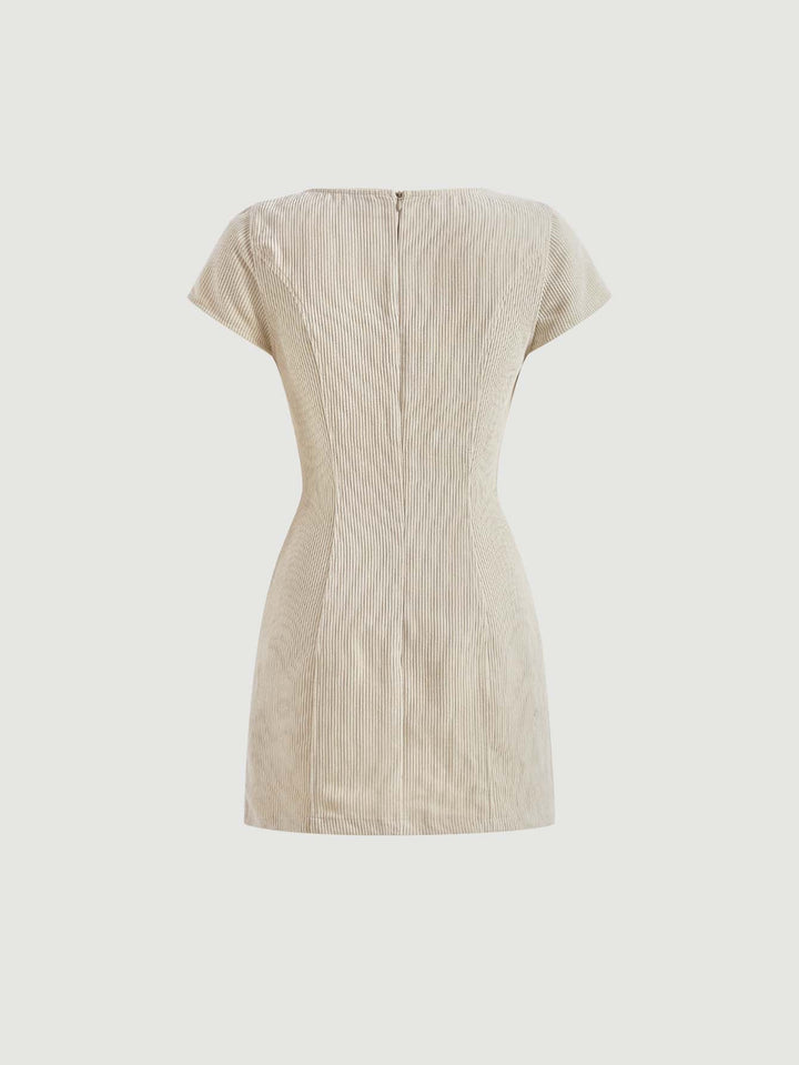 Rochie mini SHEIN, kaki