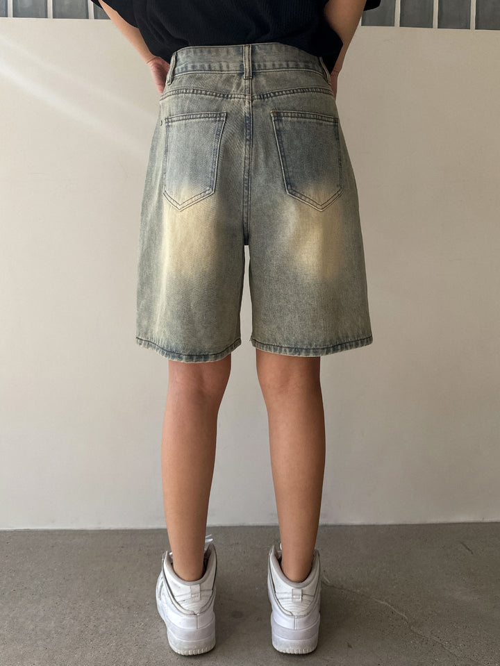 Pantaloni scurți SHEIN, albastru