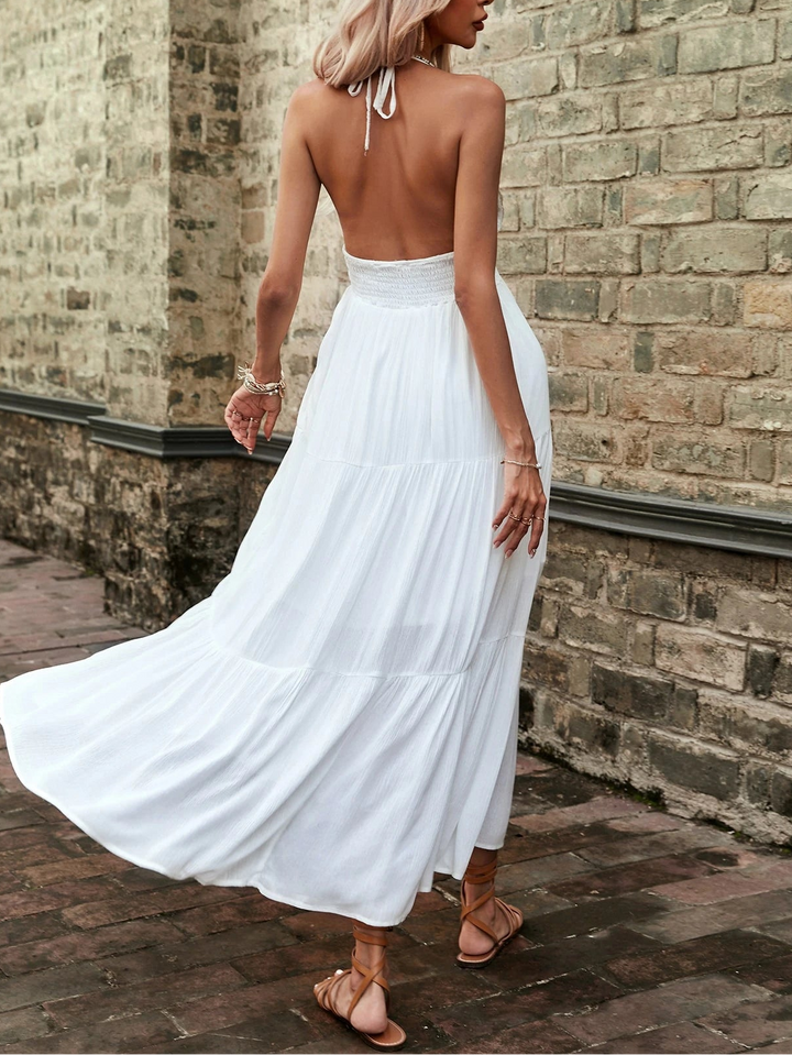 Rochie maxi SHEIN, alb