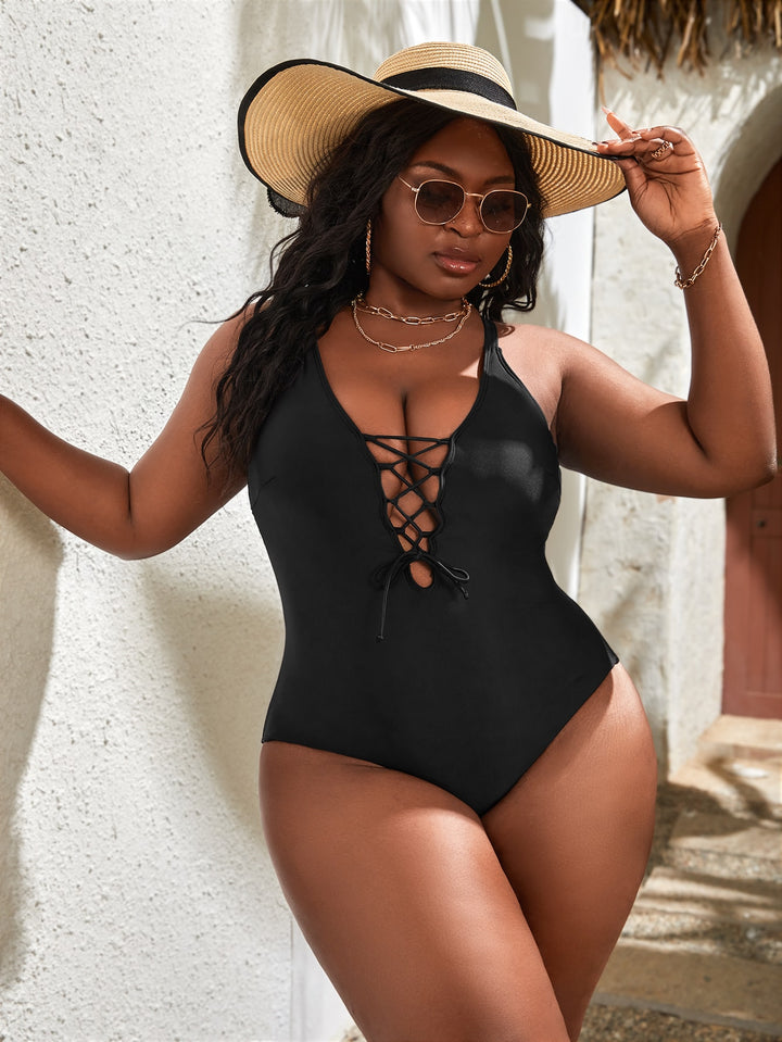 Costum de baie întreg SHEIN, negru