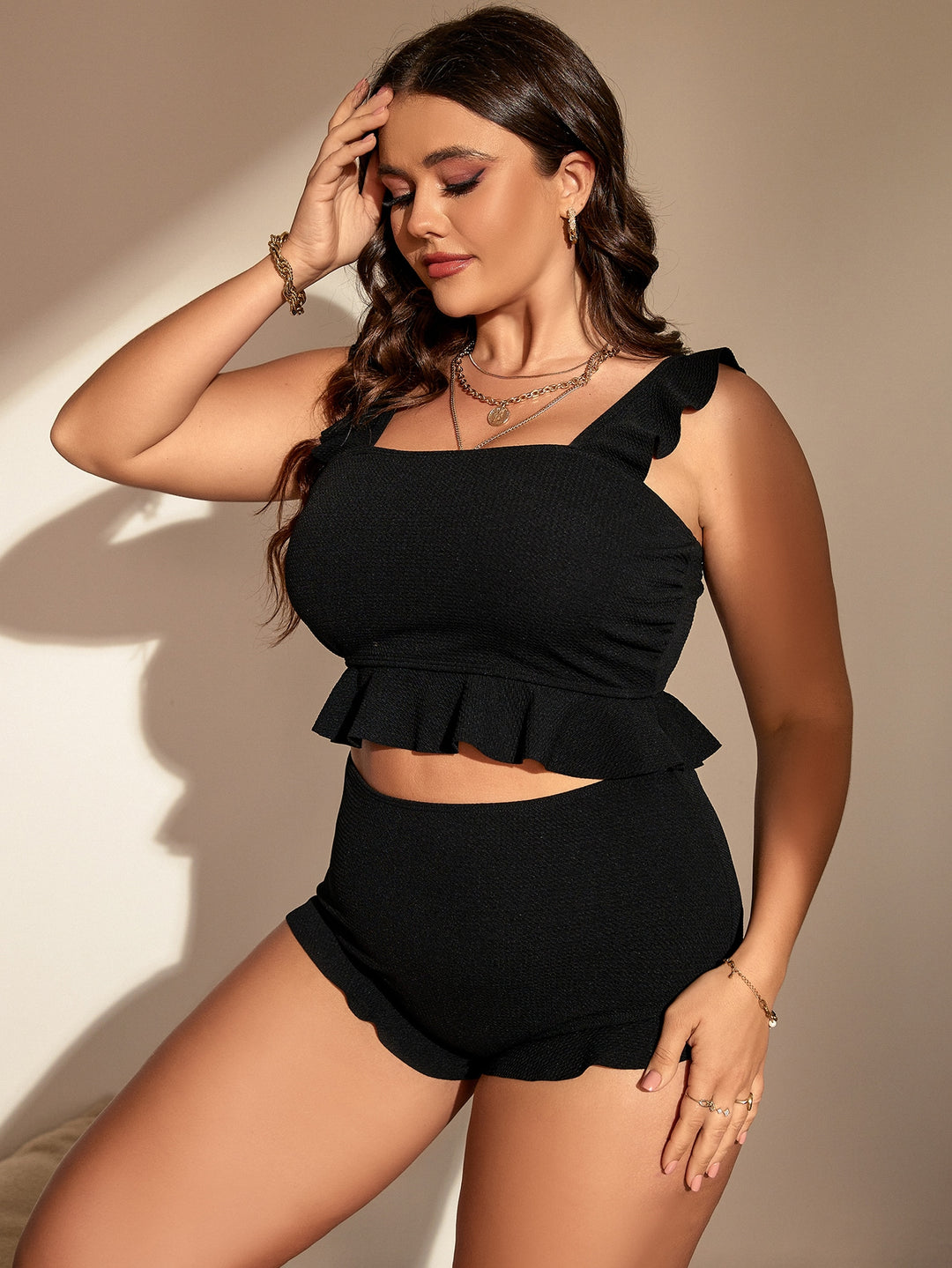 Set bikini de baie SHEIN, negru