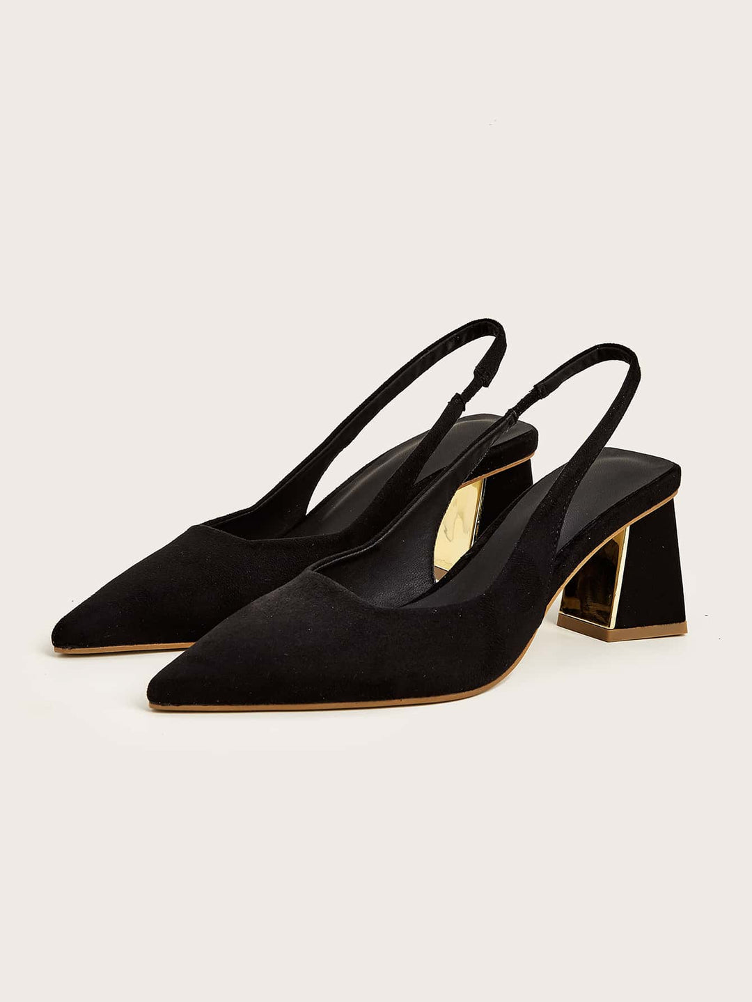 Pantofi cu toc SHEIN, negru