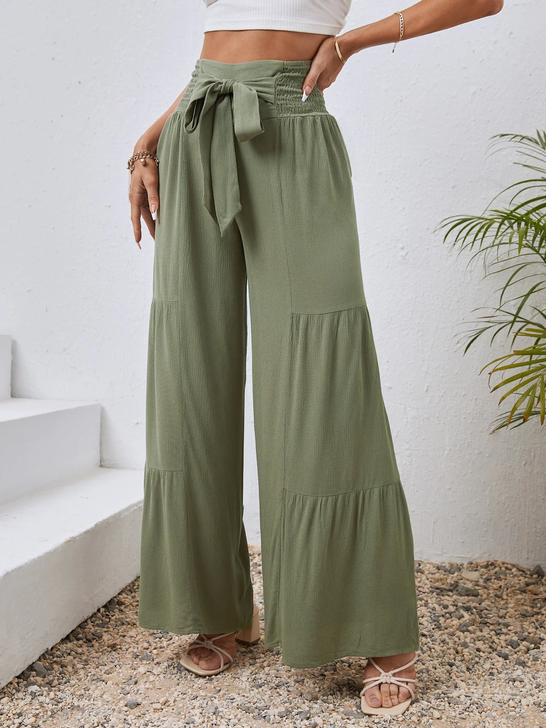 Pantaloni SHEIN, verde