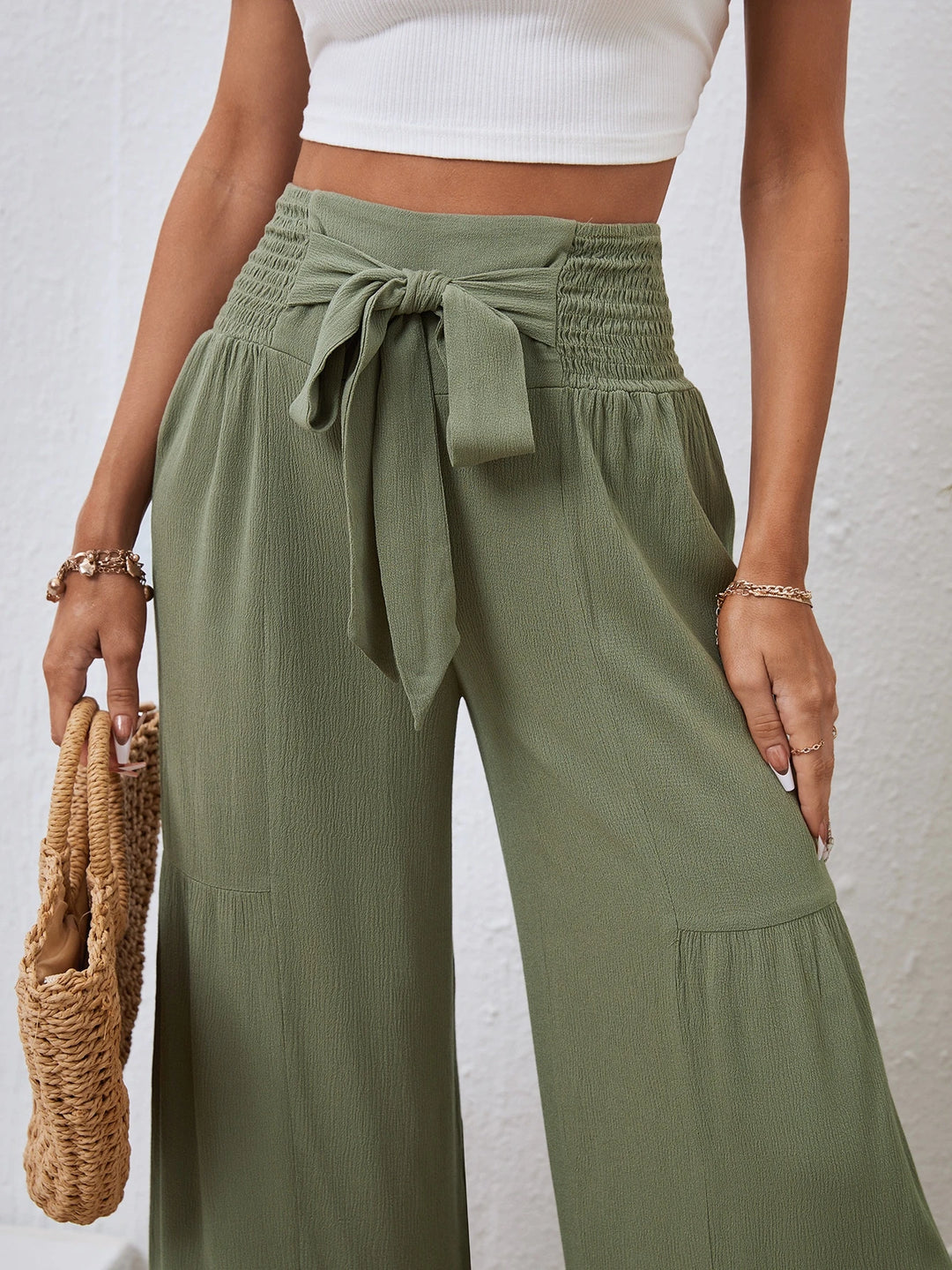 Pantaloni SHEIN, verde