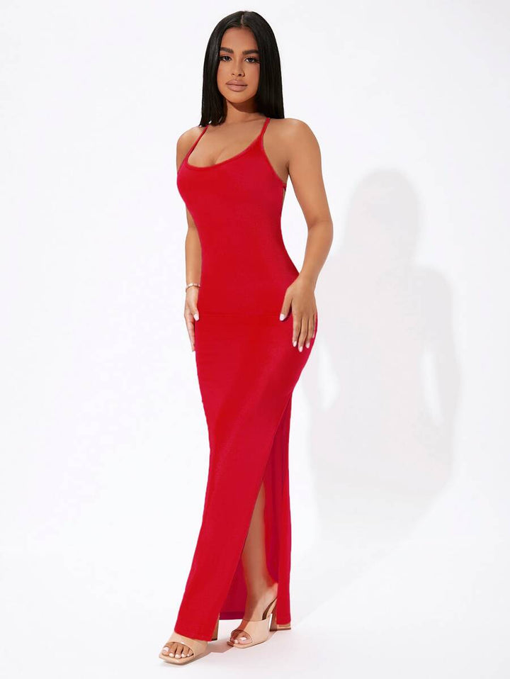 Rochie maxi SHEIN, roșu