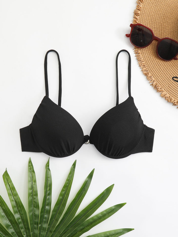 Sutien de baie SHEIN, negru