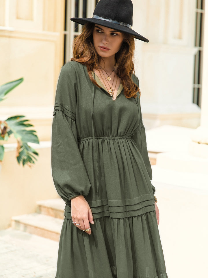 Rochie maxi SHEIN, kaki