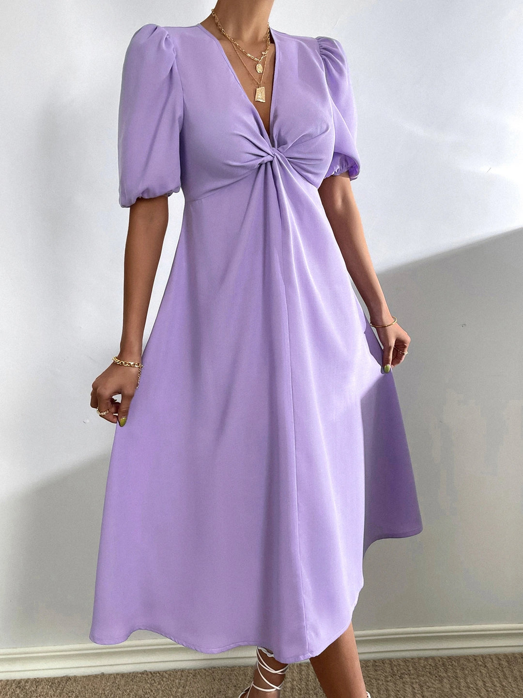 Rochie midi SHEIN, mov