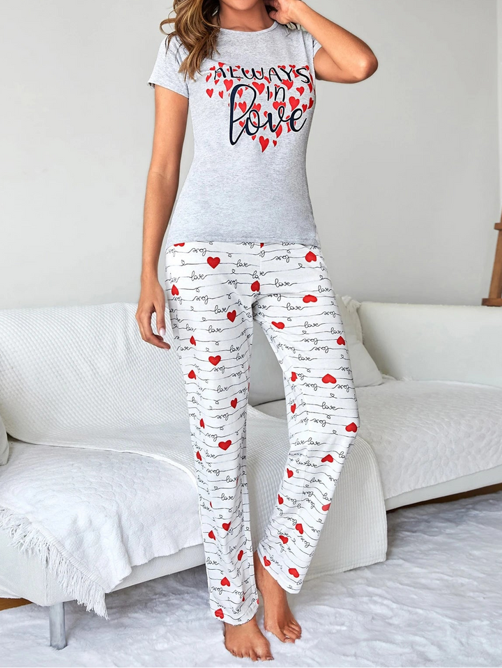 Compleu pijamale SHEIN, gri