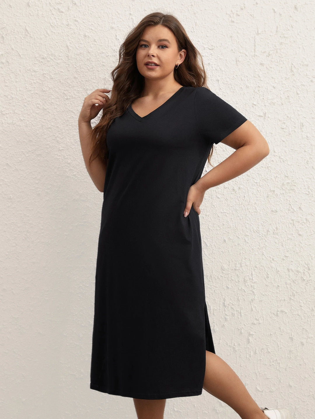 Rochie midi SHEIN, negru