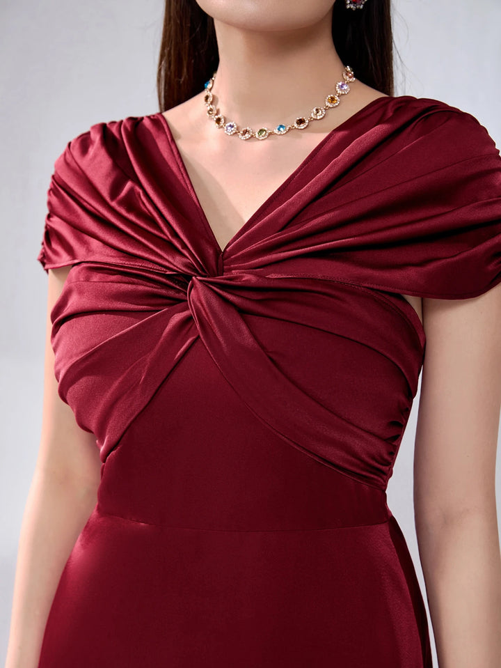 Rochie midi SHEIN, vișiniu