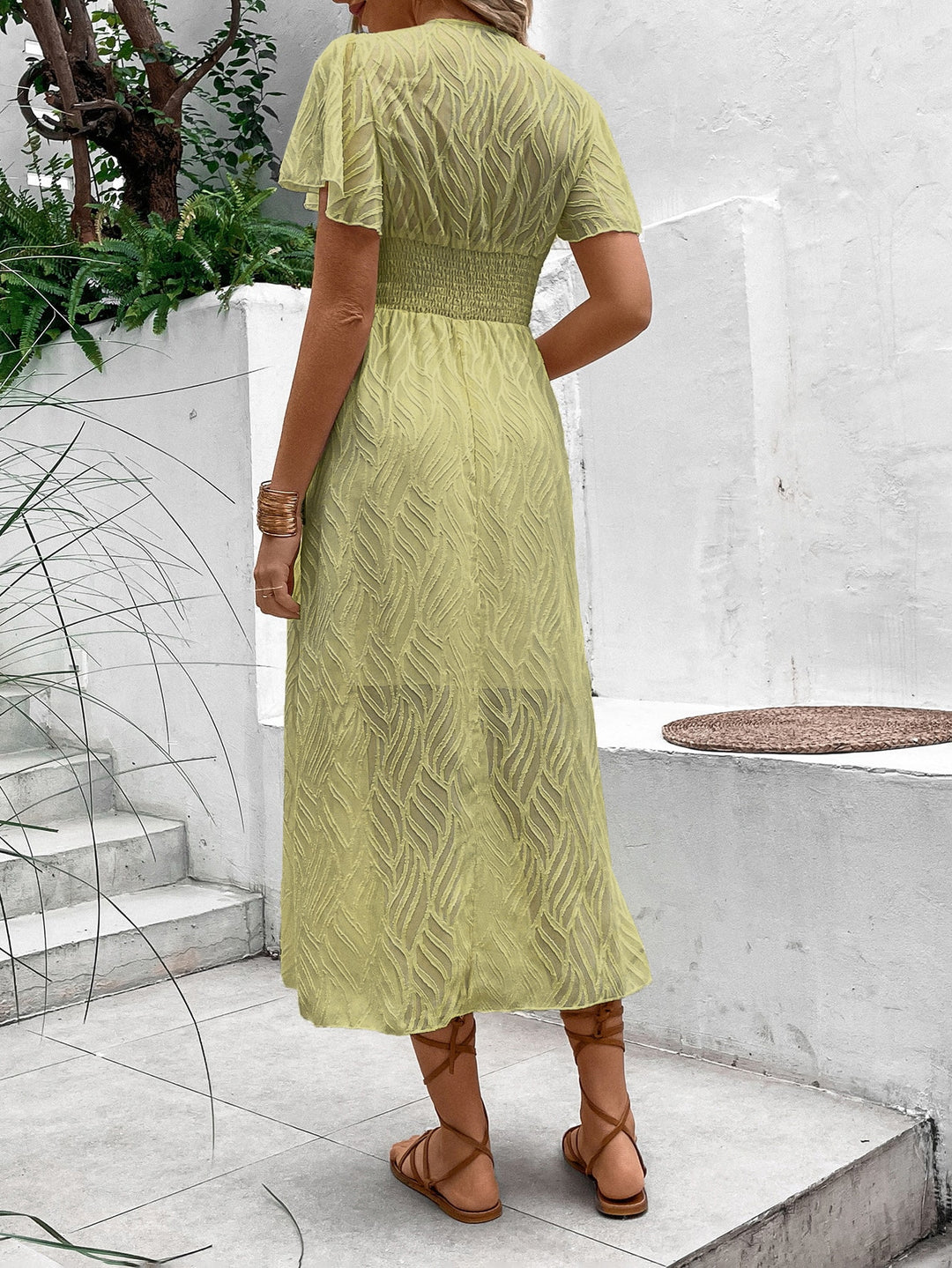 Rochie midi SHEIN, verde