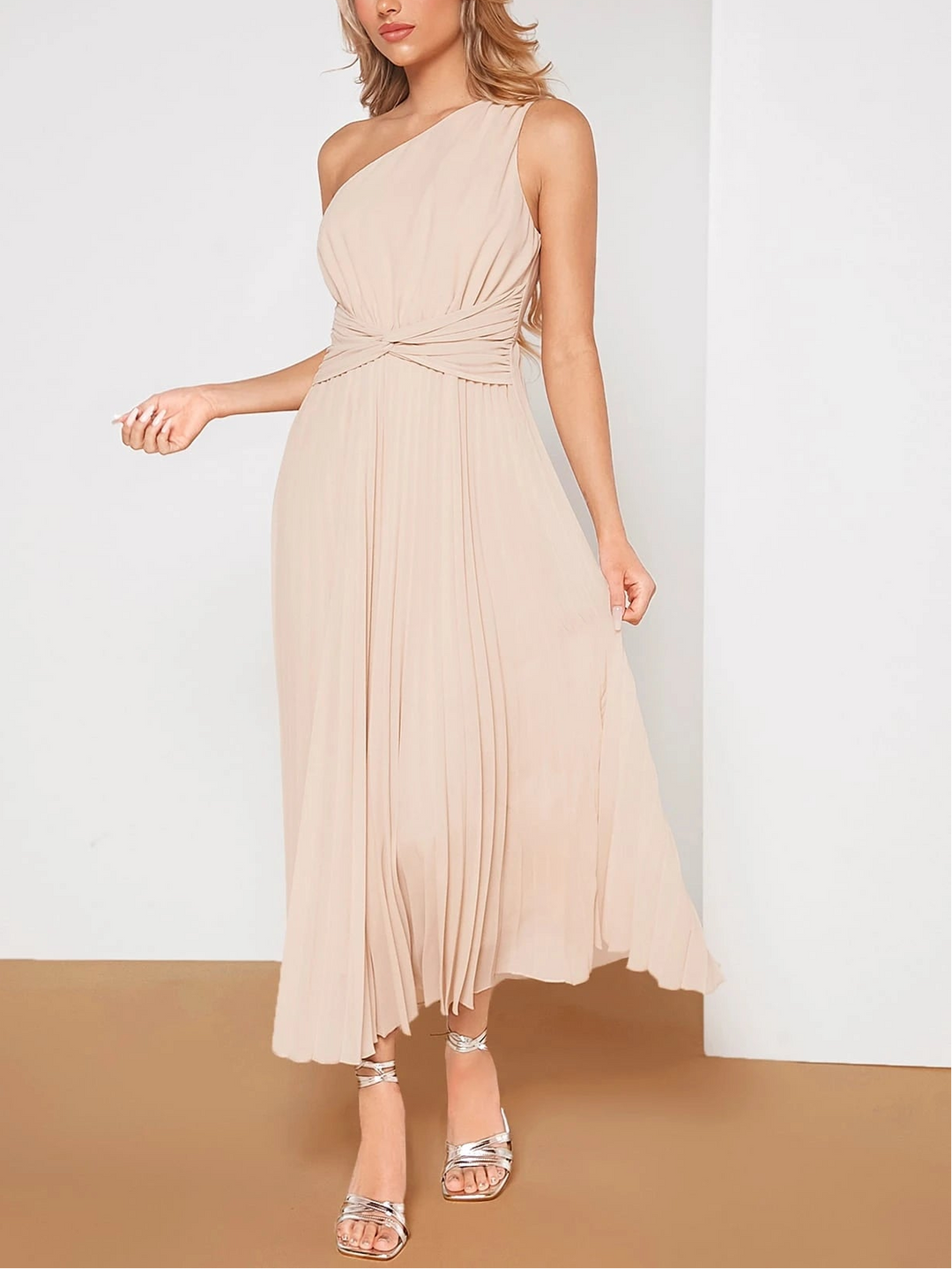 SHEIN maxi ruha, bézs