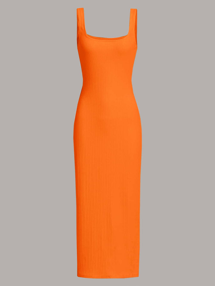 Rochie maxi SHEIN, portocaliu