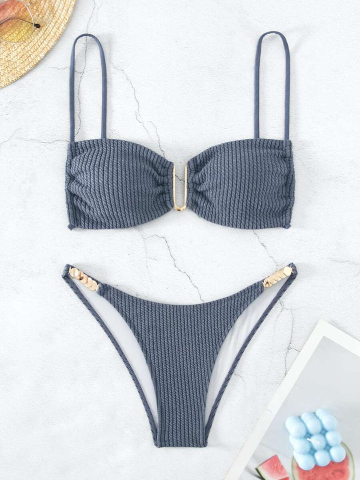 Costum de baie SHEIN, albastru