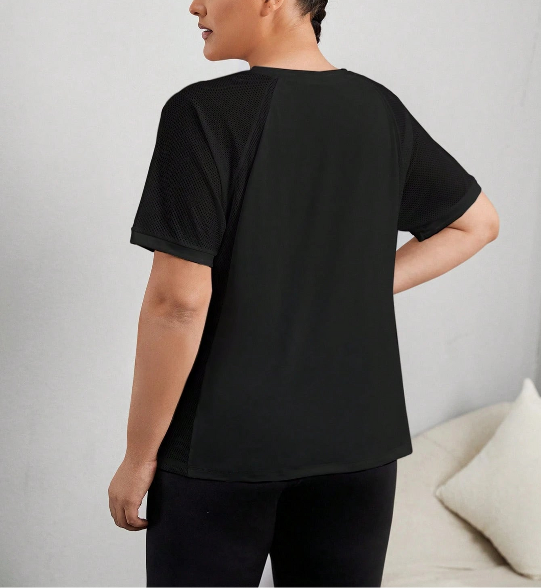 Tricou Shein Curve+, negru