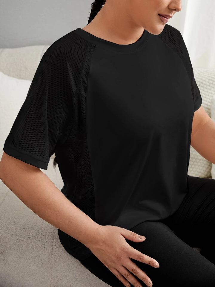 Tricou Shein Curve+, negru