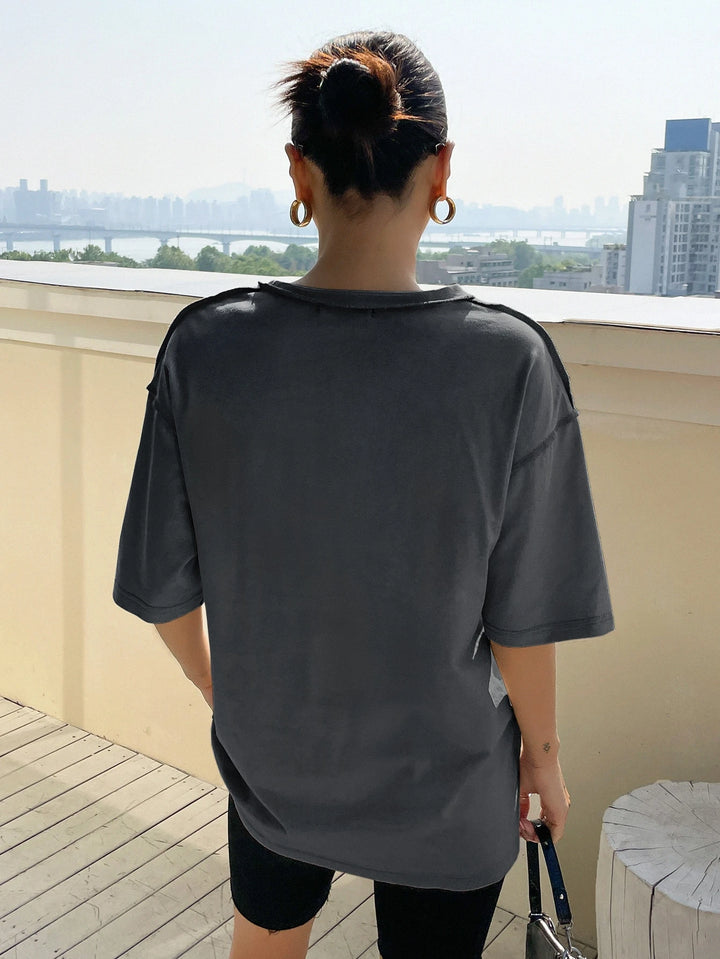 Tricou SHEIN, gri