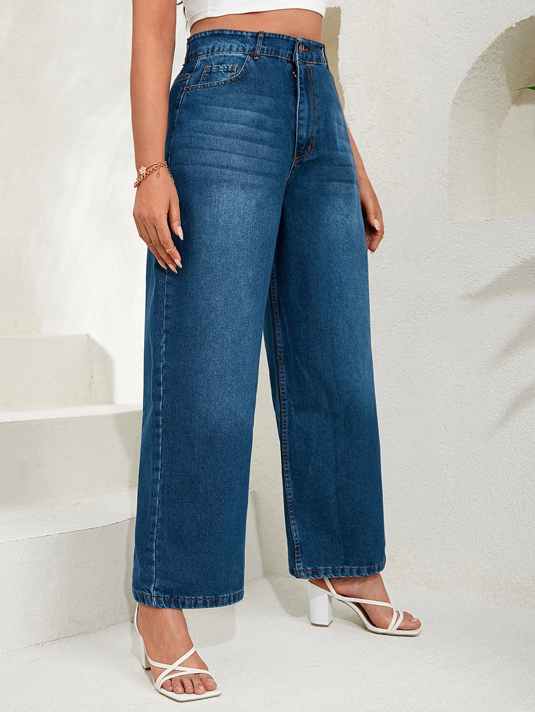 Jeans SHEIN, albastru
