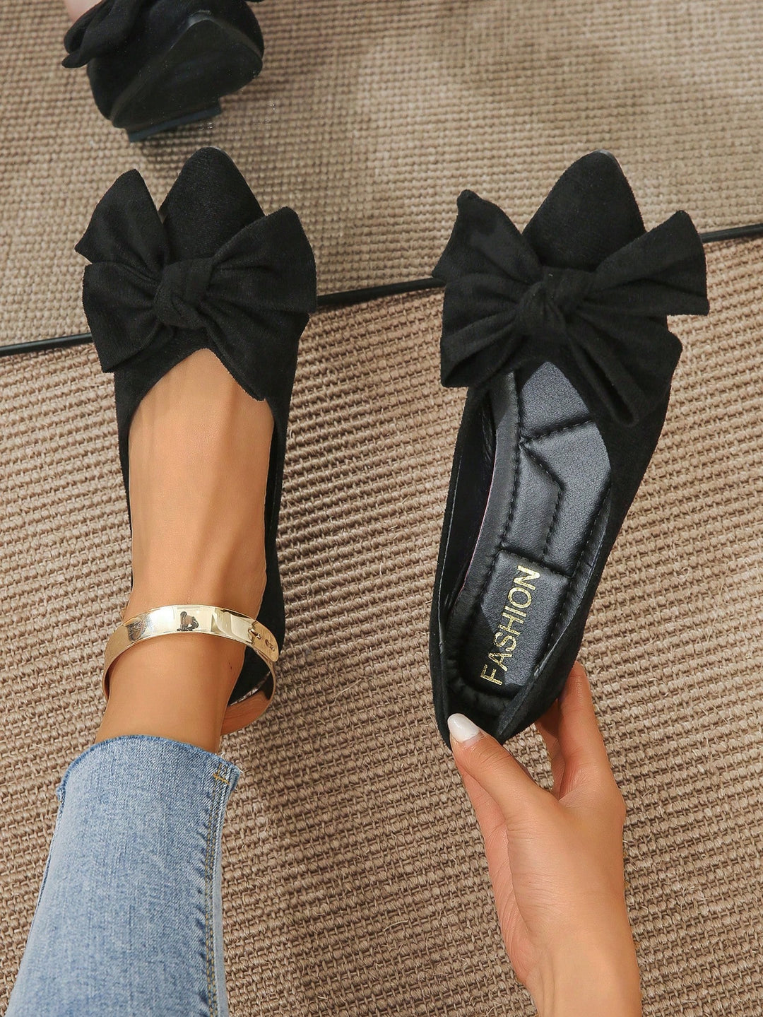 Balerin SHEIN, negru