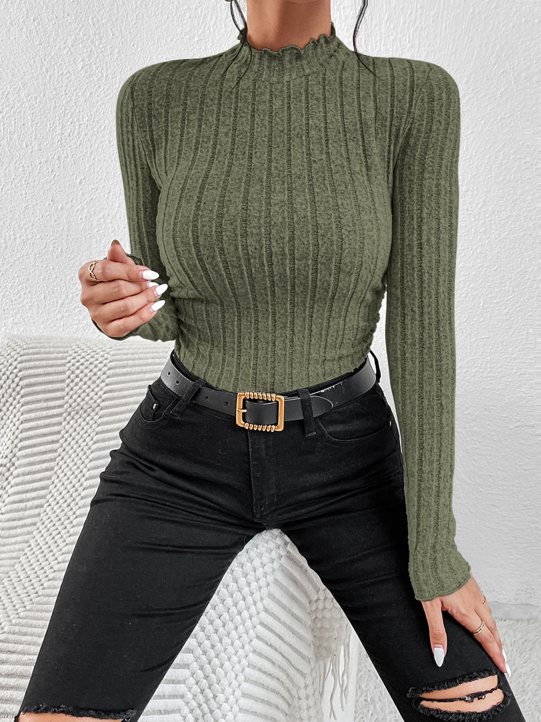 Tricou SHEIN, kaki