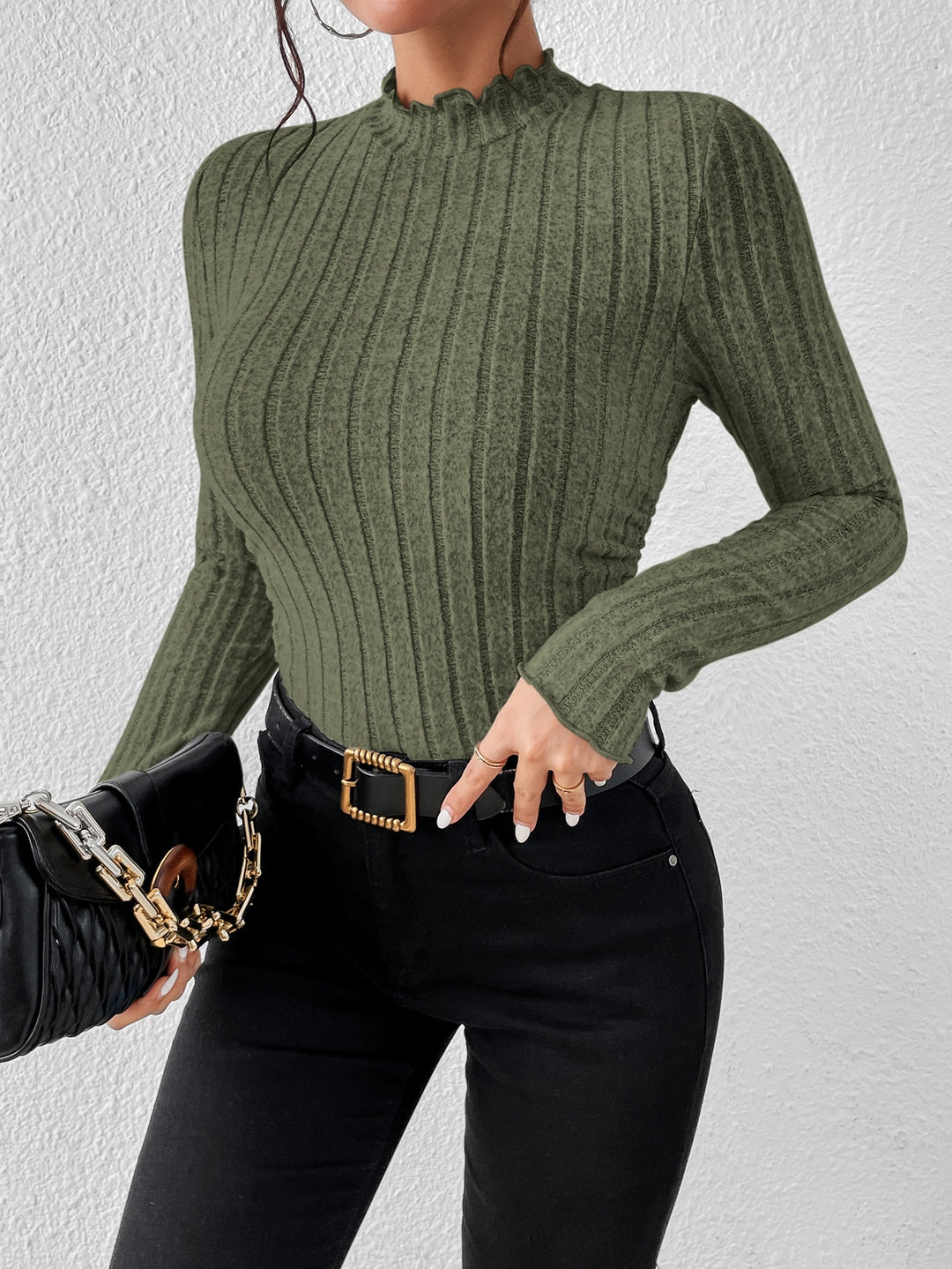 Tricou SHEIN, kaki