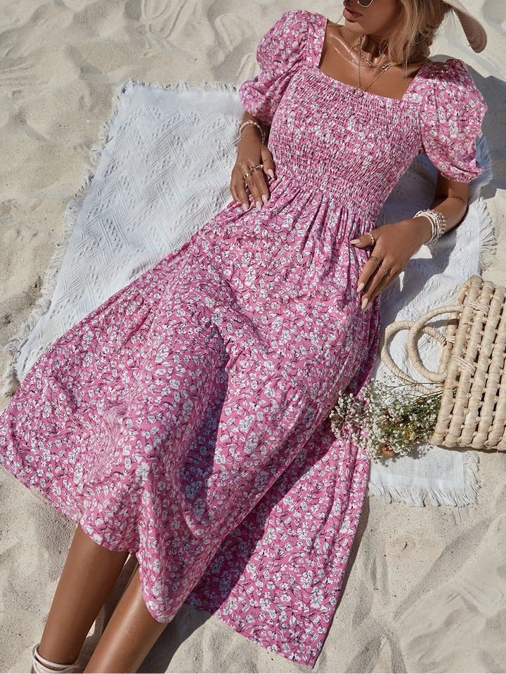 Rochie maxi Shein, roz