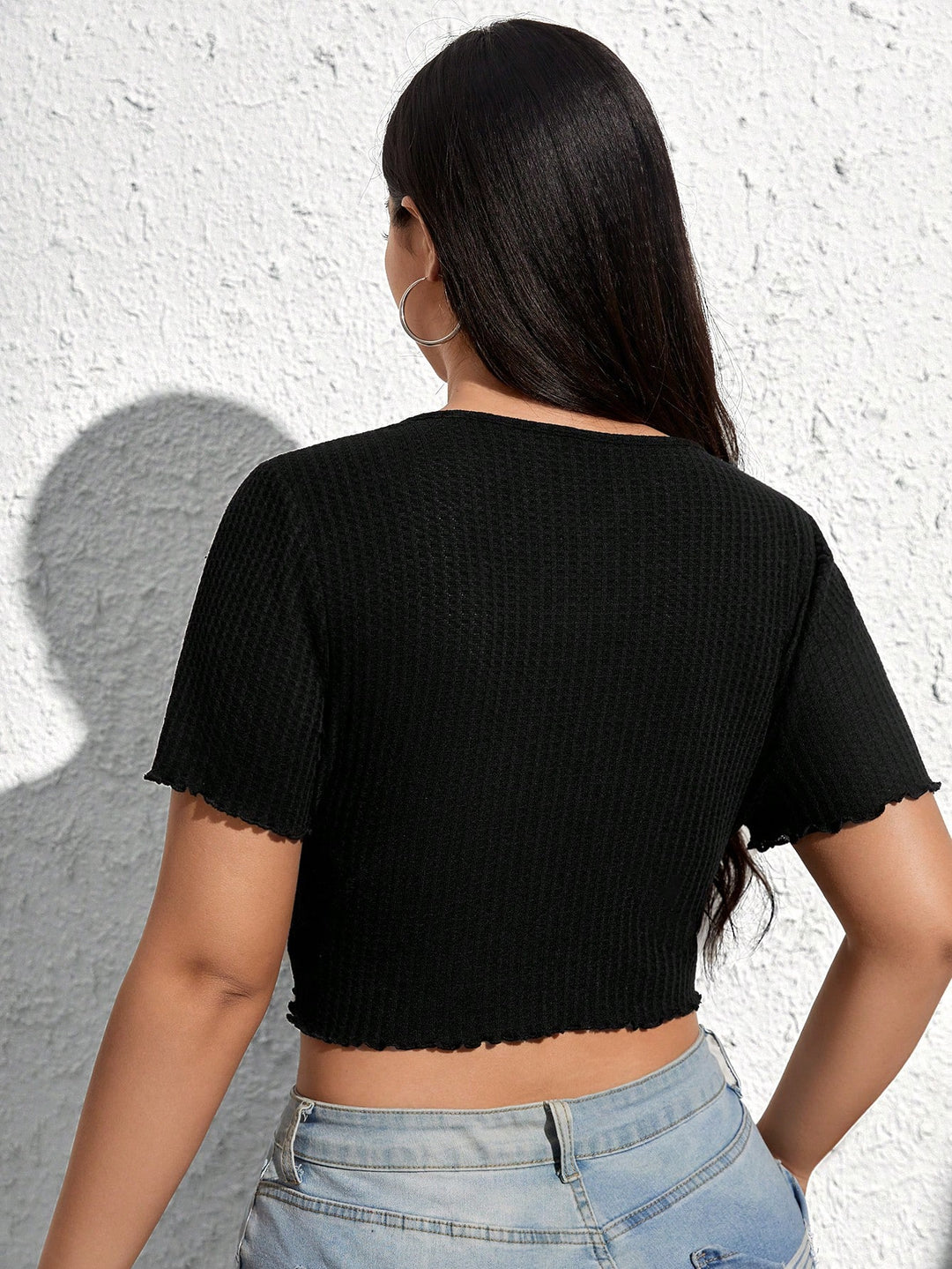 Top SHEIN, negru