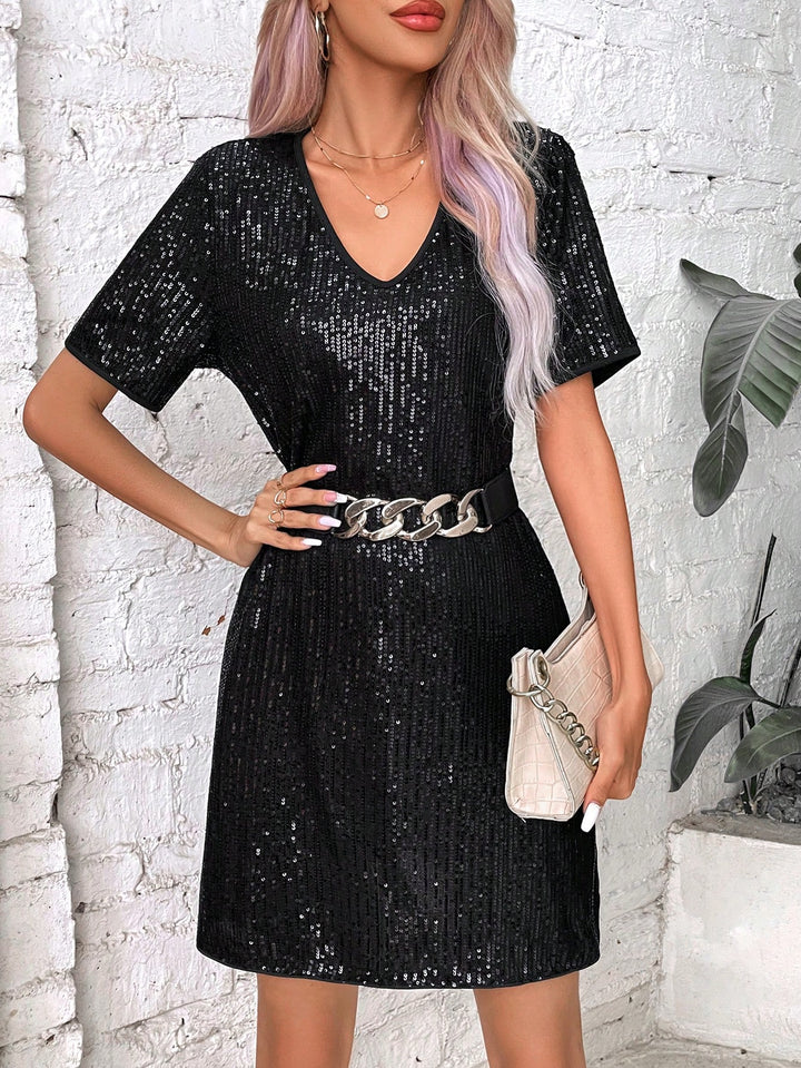 Rochie scurtă SHEIN, negru
