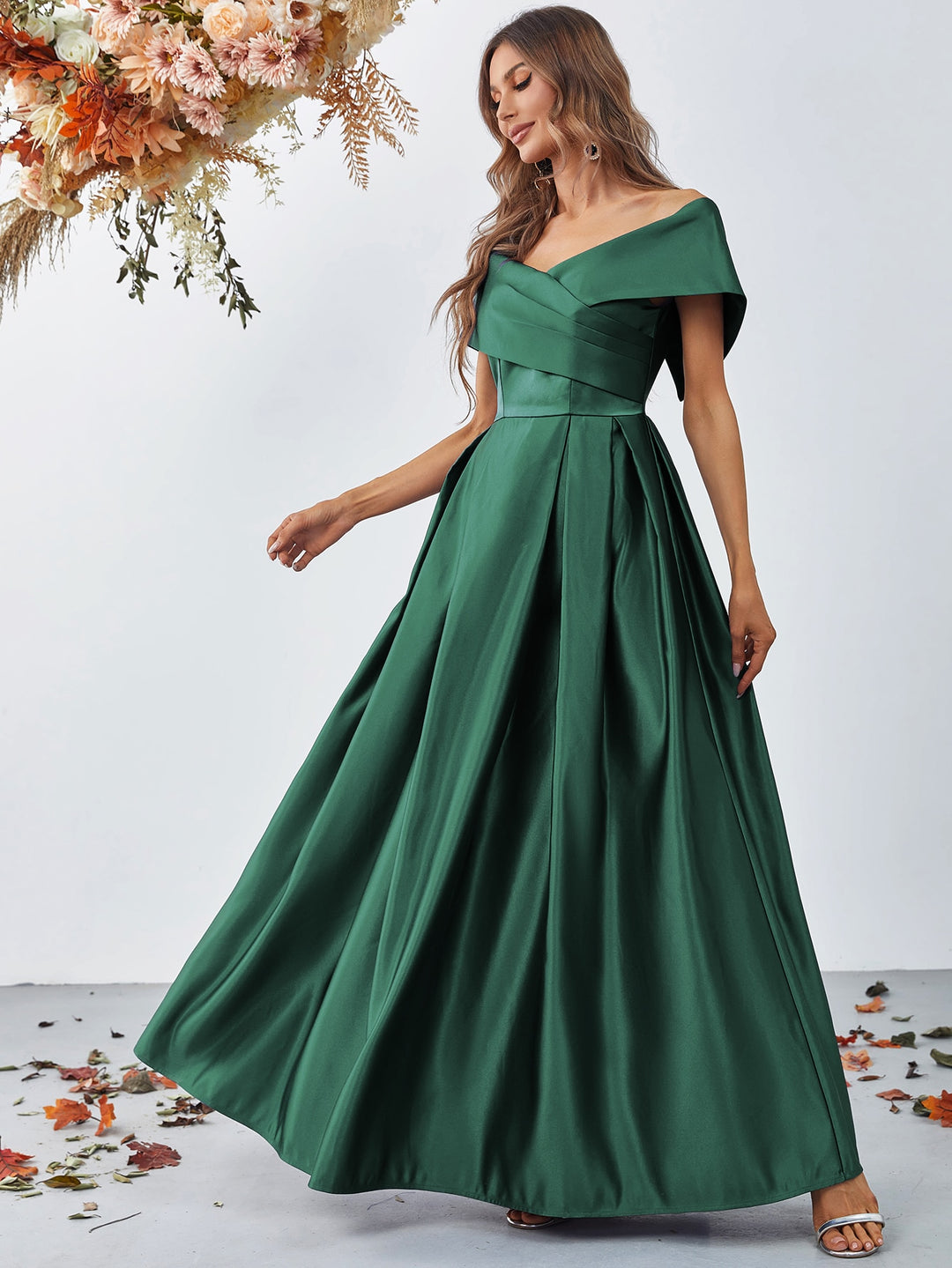Rochie de ocazie SHEIN, verde