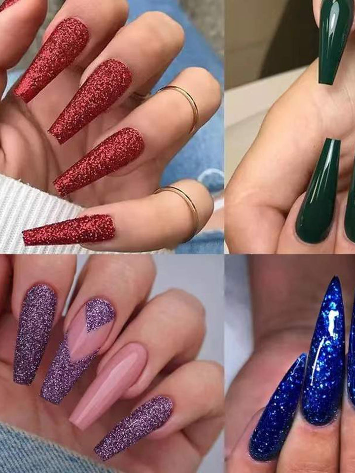 Pudră glitter pentru unghii SHEIN, roșu