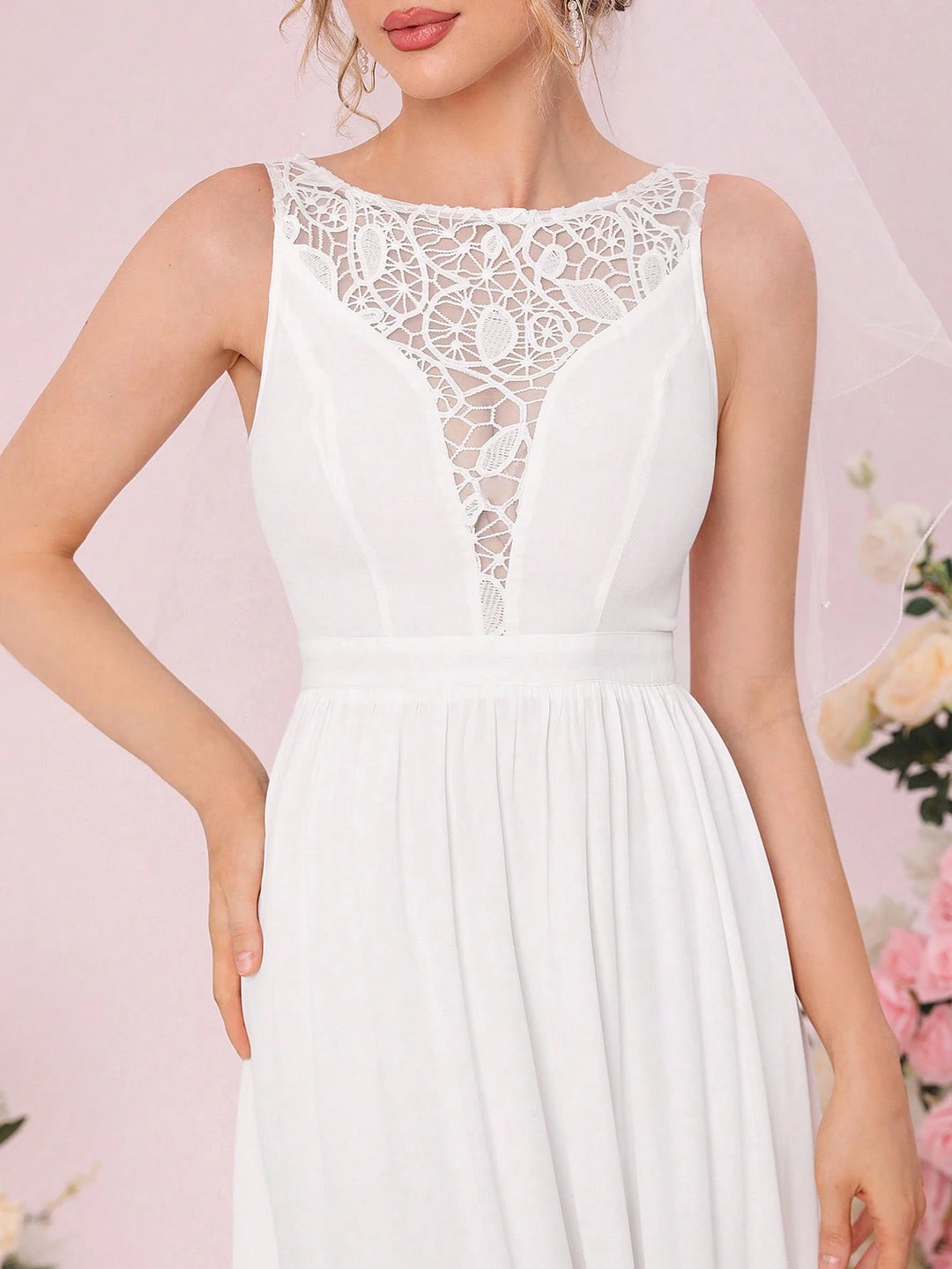 Rochie bridal SHEIN, alb