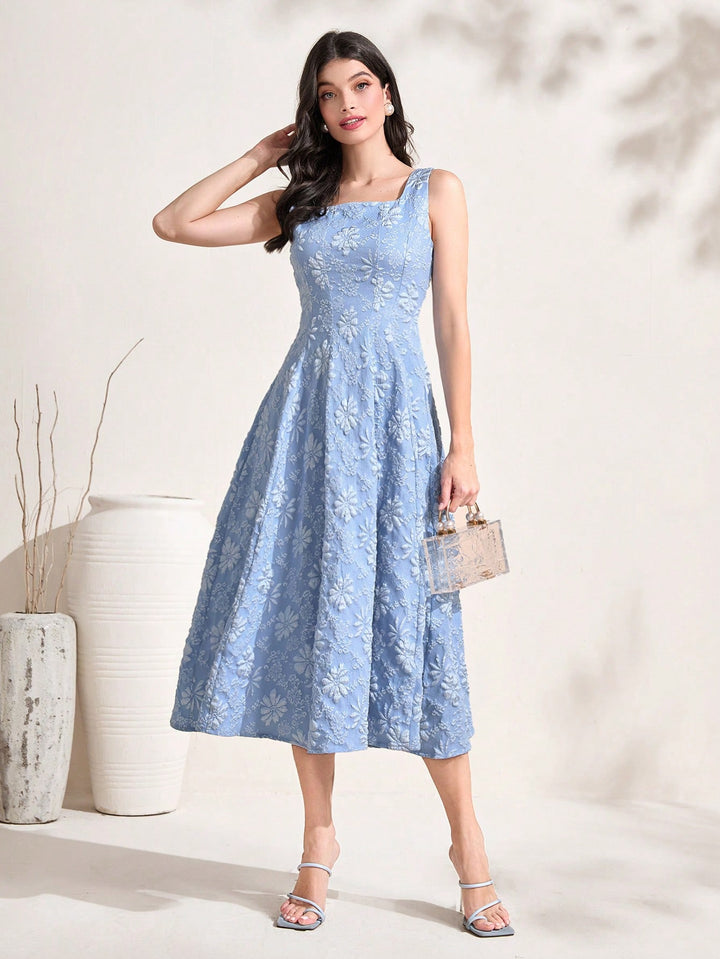 Rochie maxi SHEIN, albastru