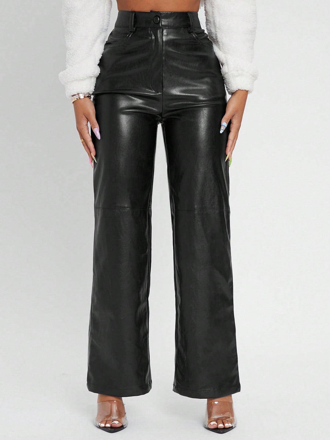 Pantaloni SHEIN, negru