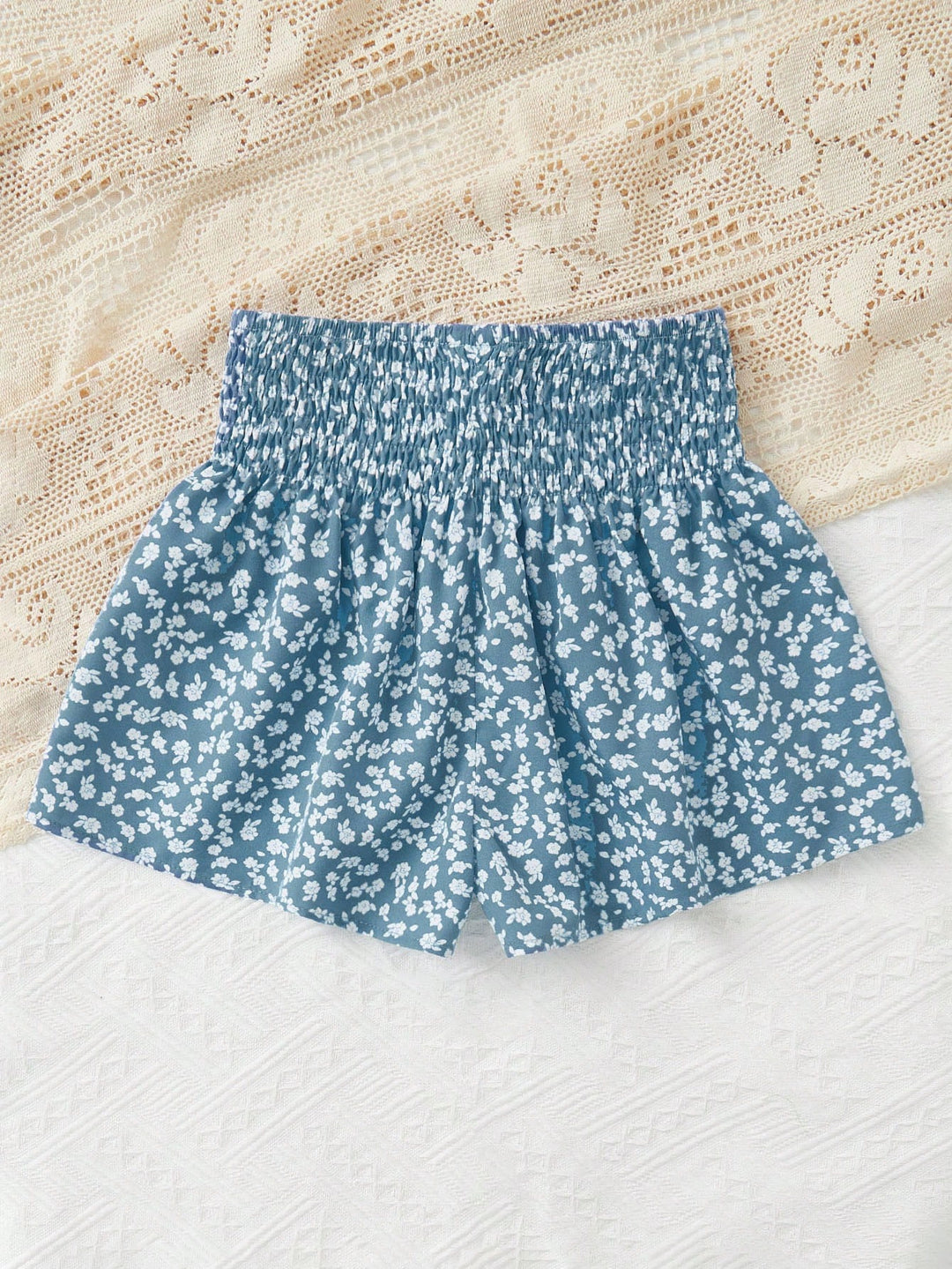 Pantaloni scurți SHEIN, albastru