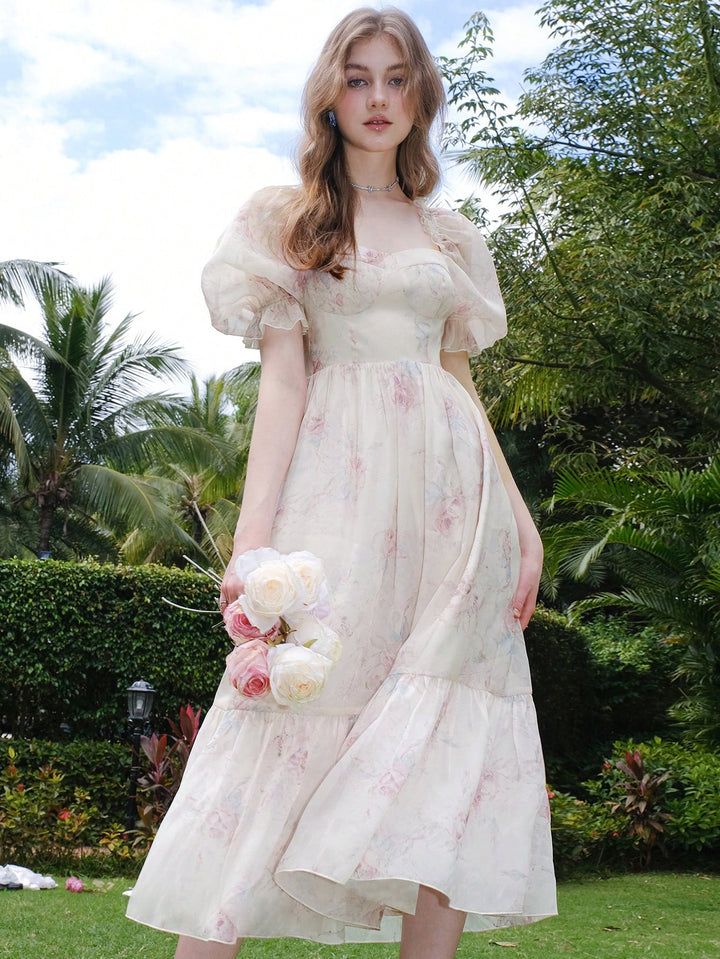 Rochie maxi SHEIN, roz
