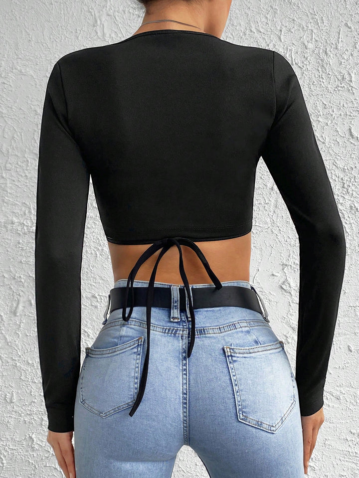 Top SHEIN, negru