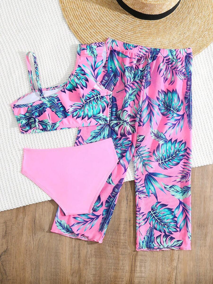 Set costum de baie SHEIN, mix culori