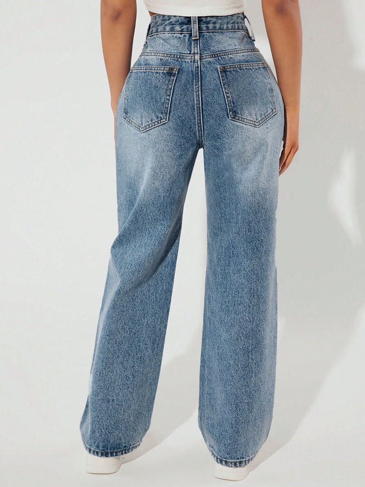 Jeans SHEIN, albastru
