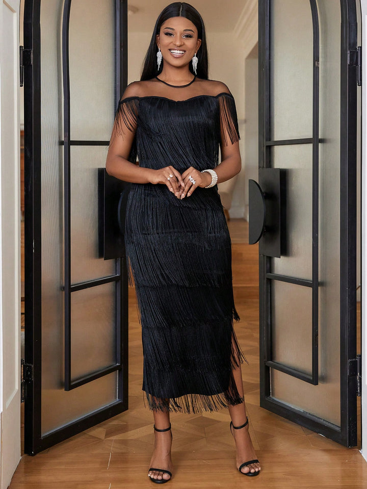 Rochie maxi SHEIN, negru