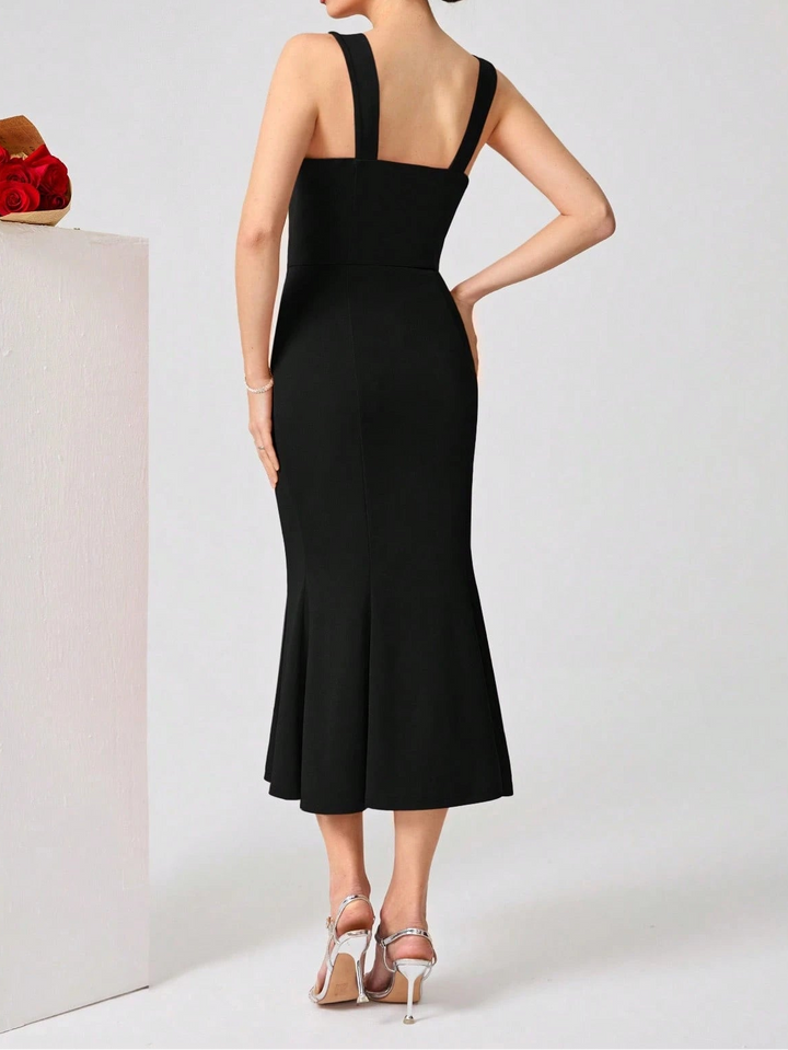 Rochie midi SHEIN, negru